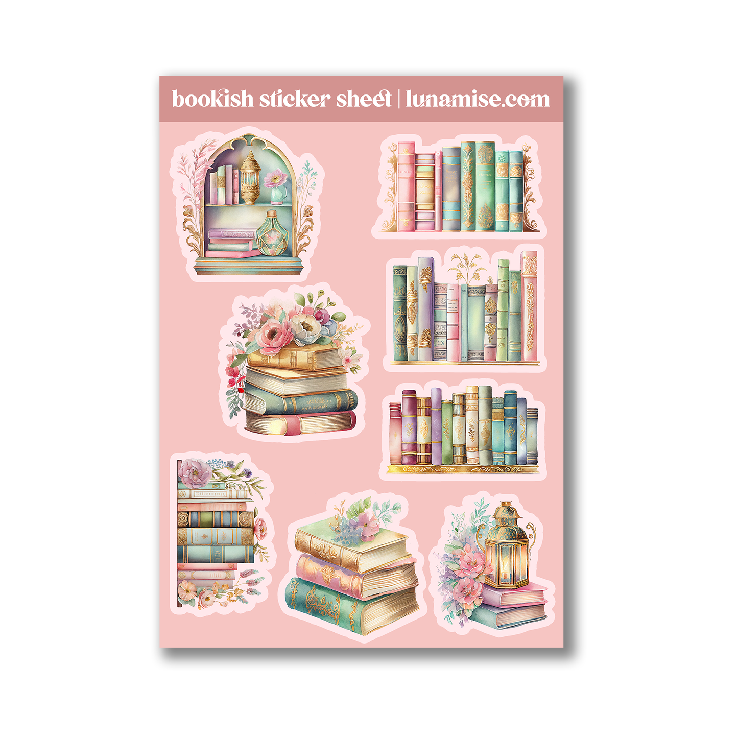 Bookish Sticker Sheet