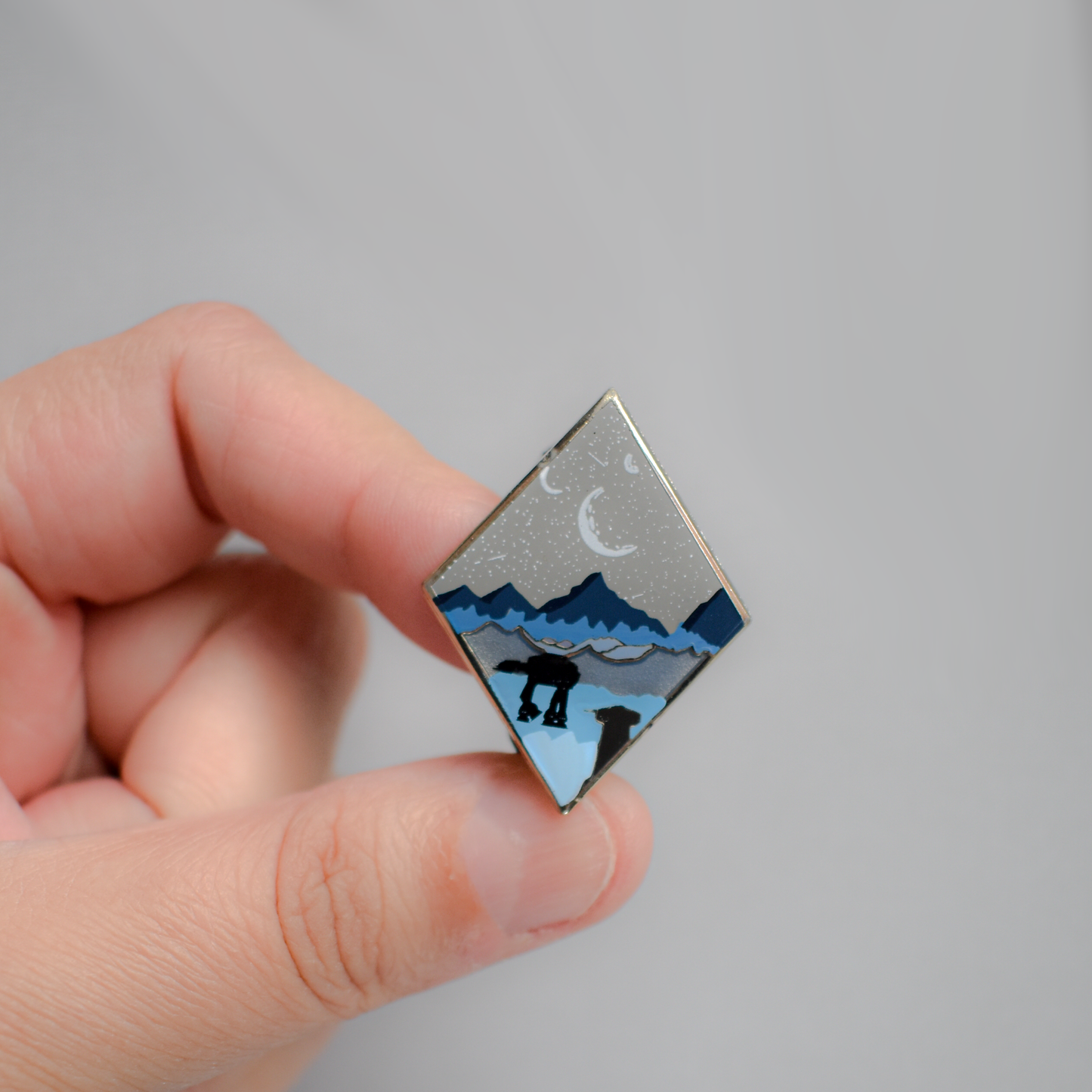 Frost Planet Enamel Pin