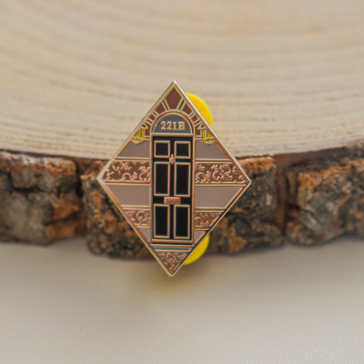 221B Baker Street Enamel Pin