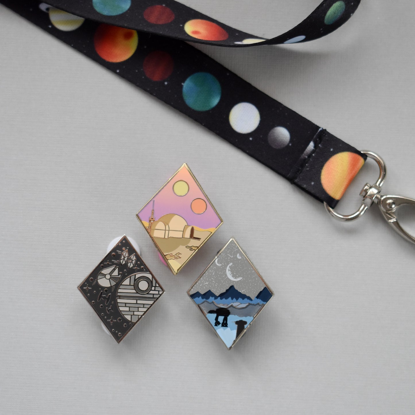 Frost Planet Enamel Pin