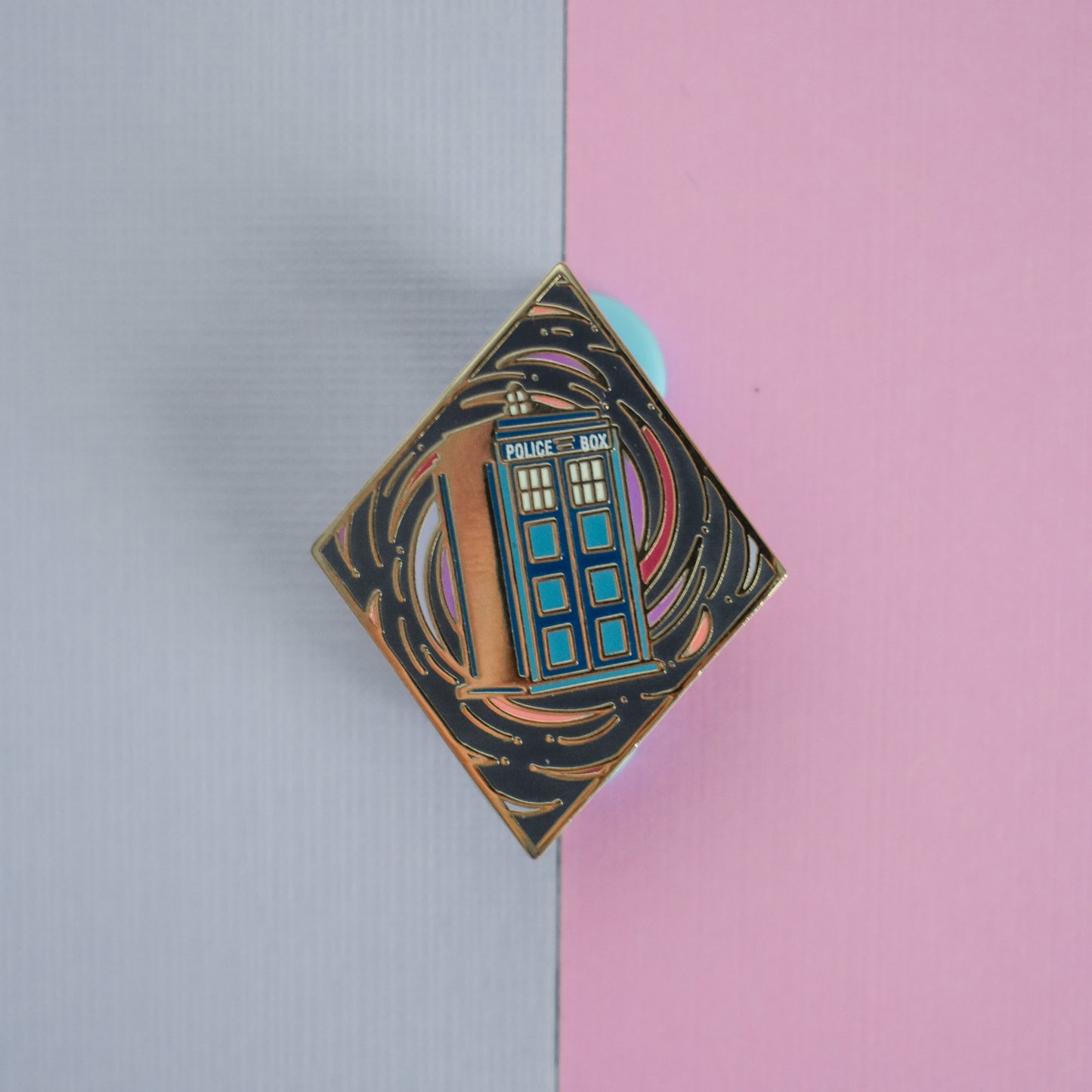 Doctor's Transport Enamel Pin