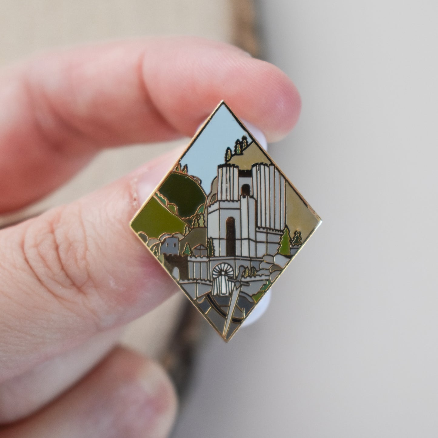 Fantasy Hold Enamel Pin