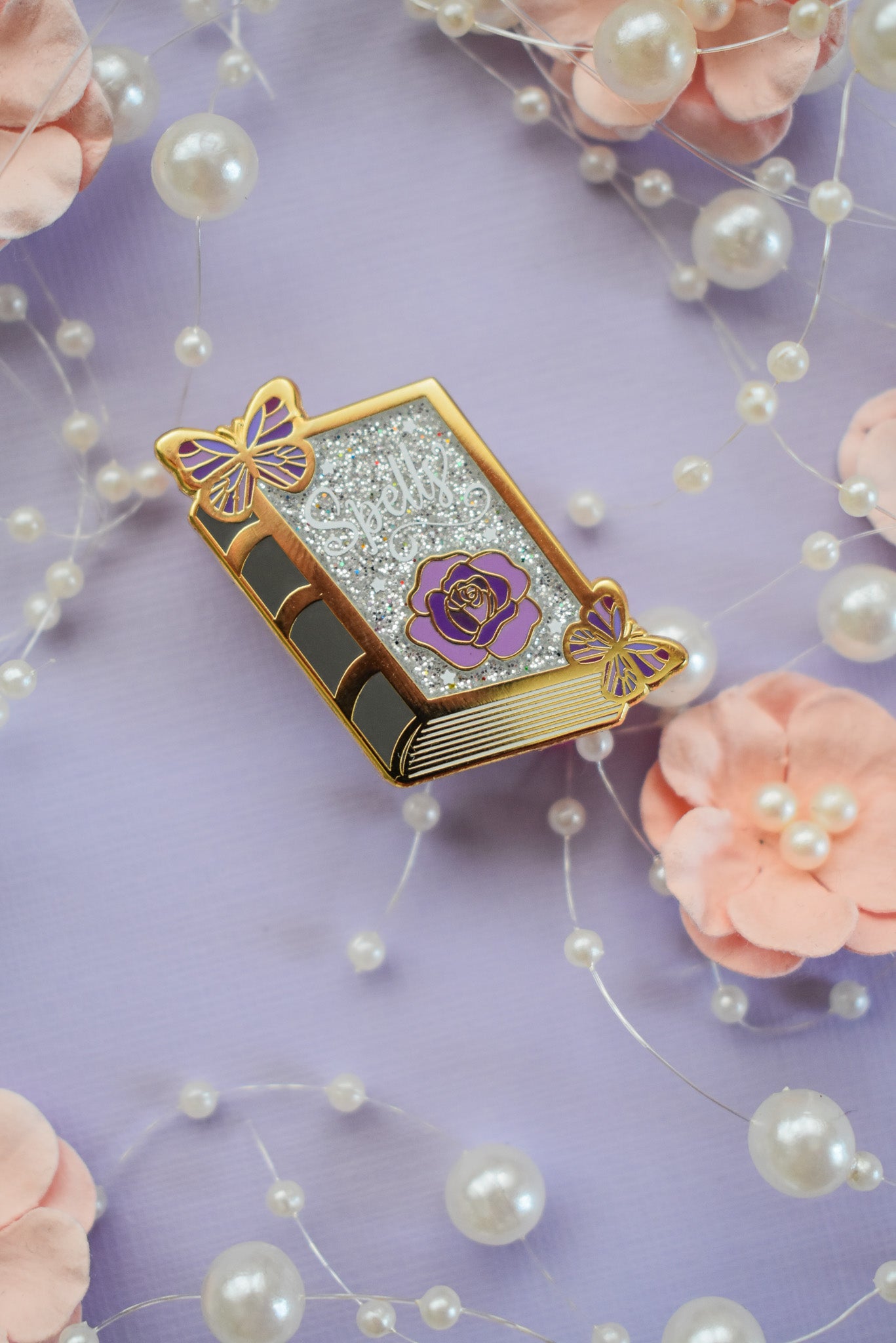 Spellbook Enamel Pin