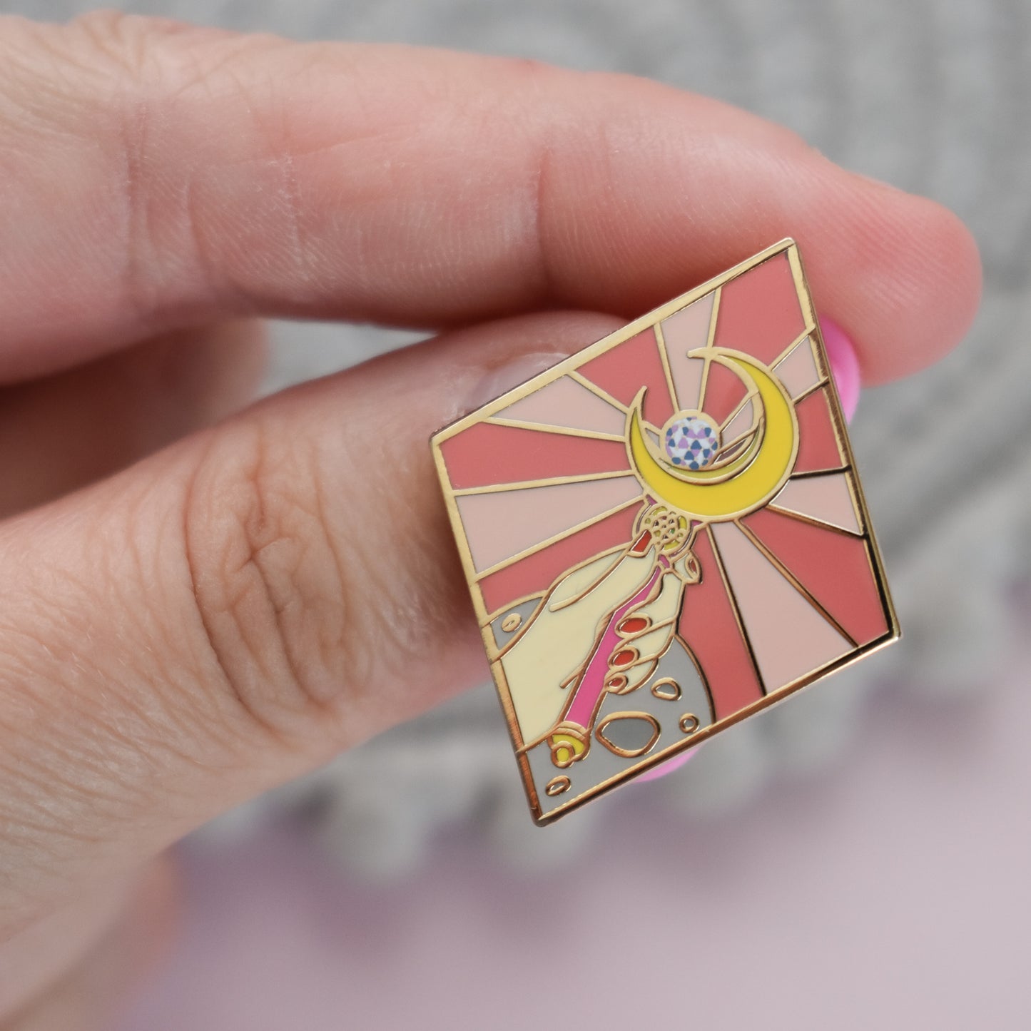 Scout Moon Enamel Pin