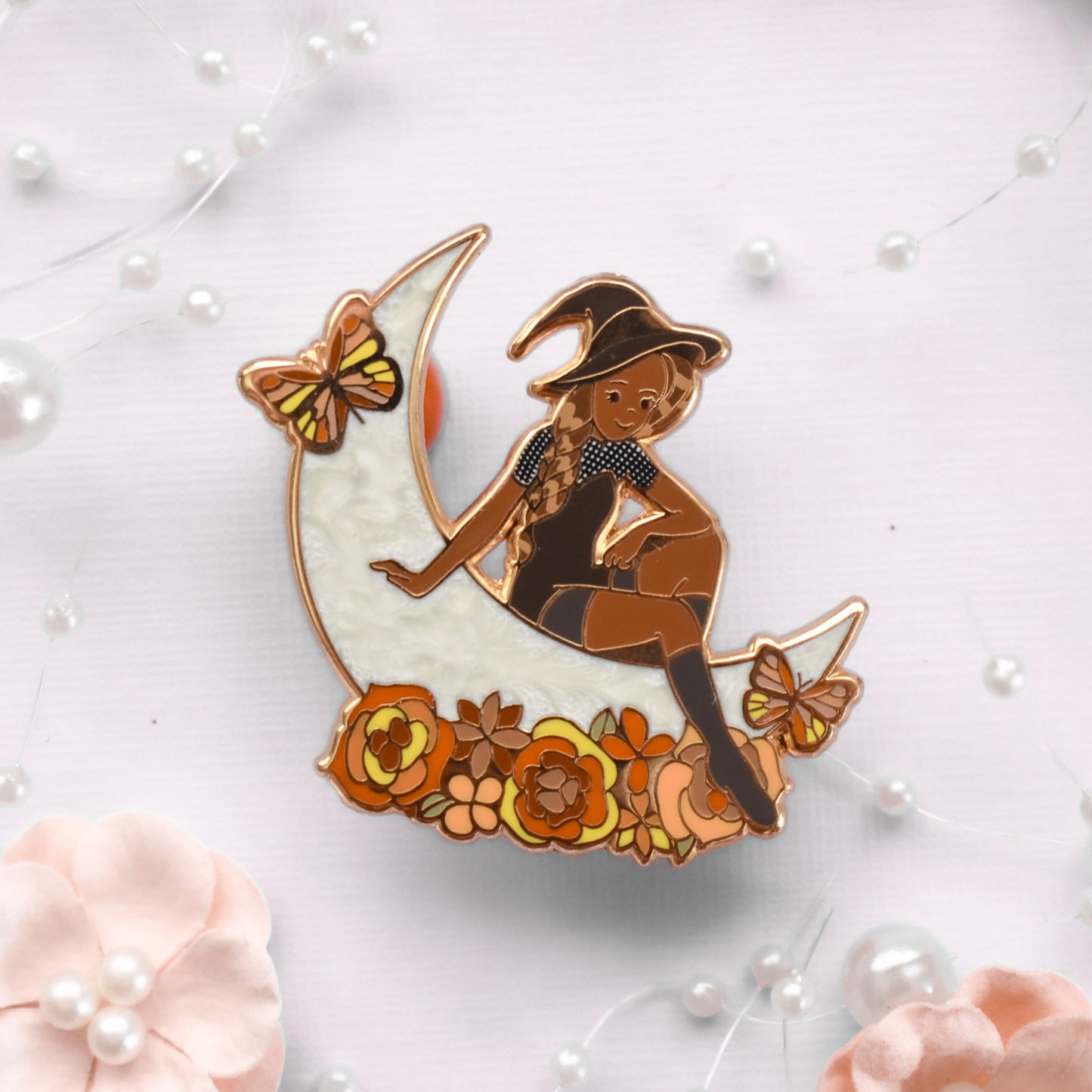 Moon Witch Enamel Pin