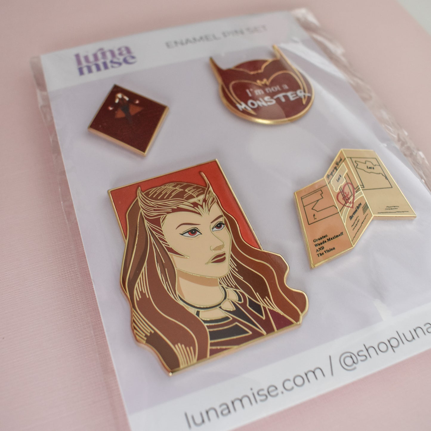 Scarlet Witch Pin Set