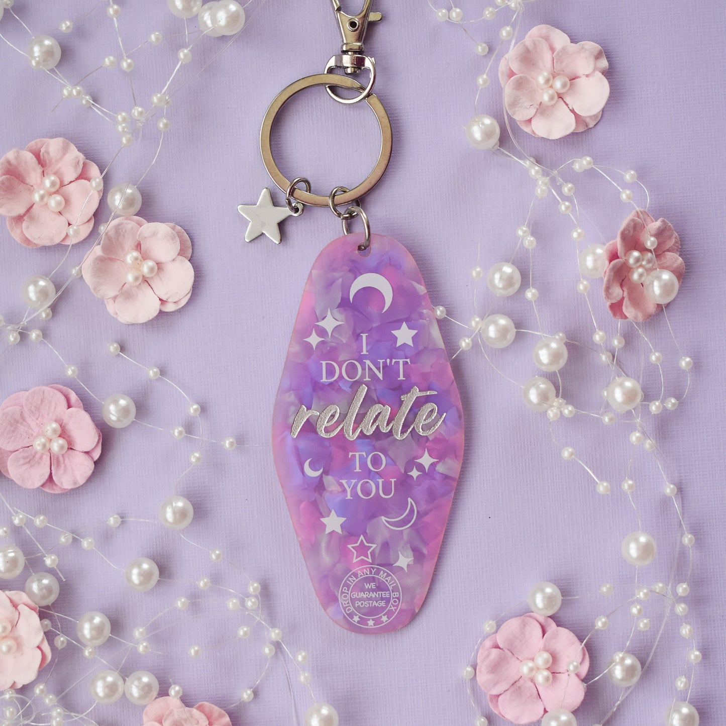 Don't Relate Keychain
