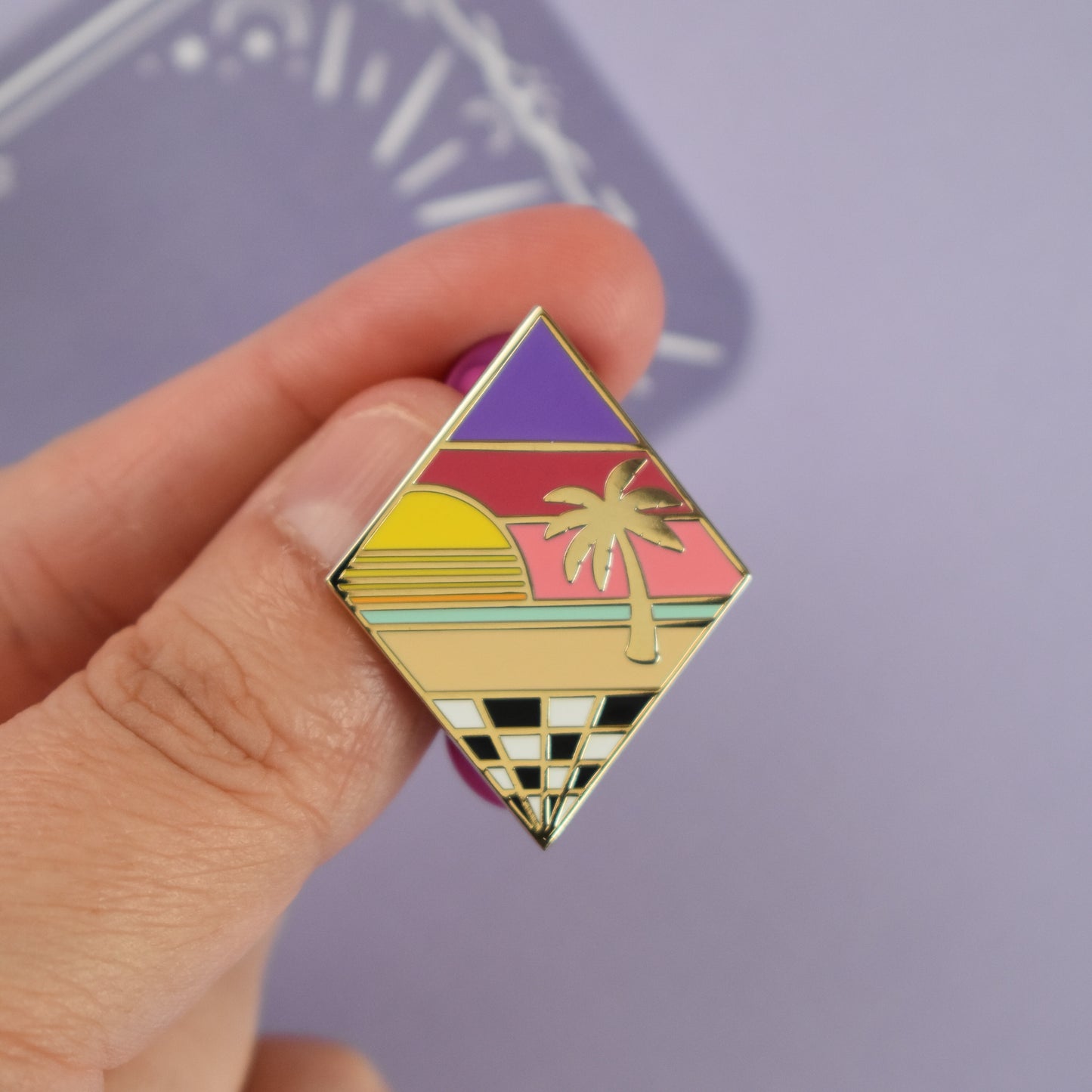 80s City Enamel Pin