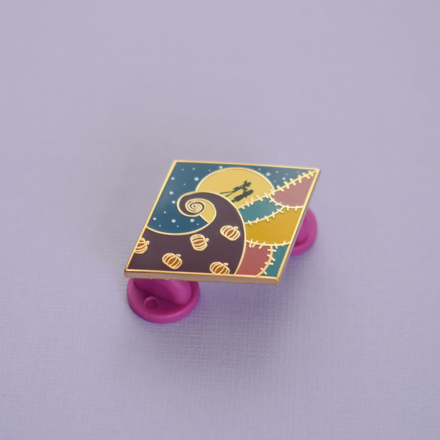 Spooky Town Enamel Pin