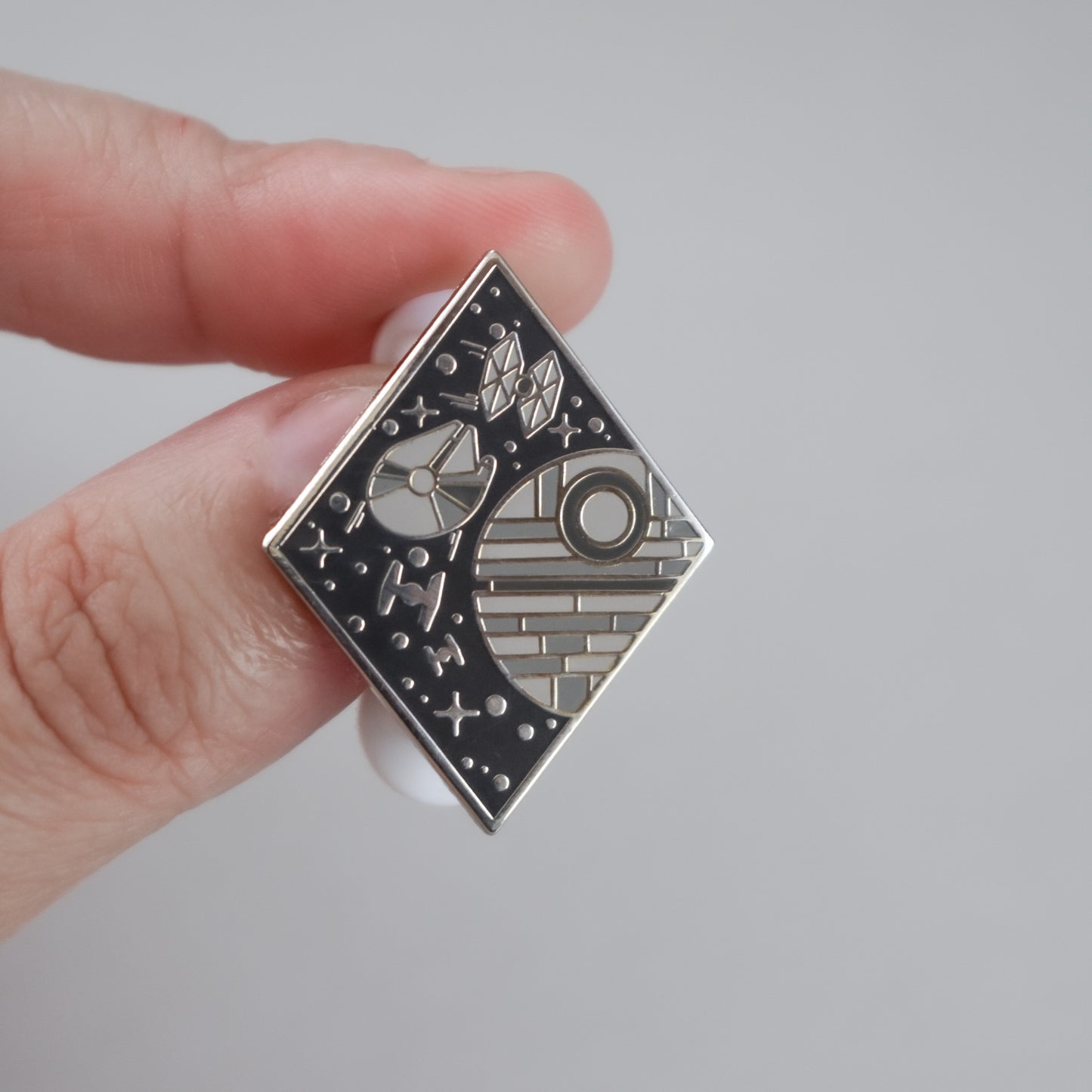 Space Station Enamel Pin