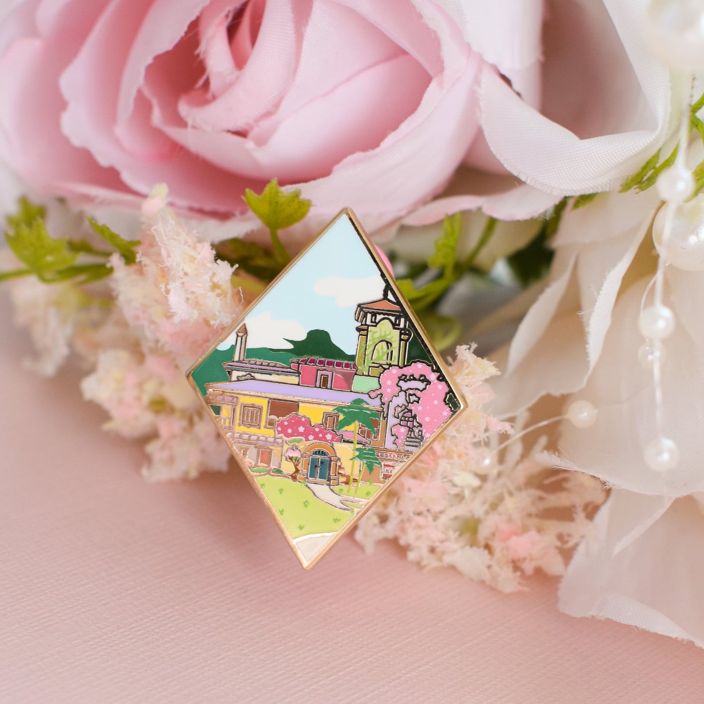 Colombian Home Enamel Pin