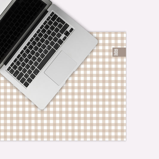 Beige Gingham