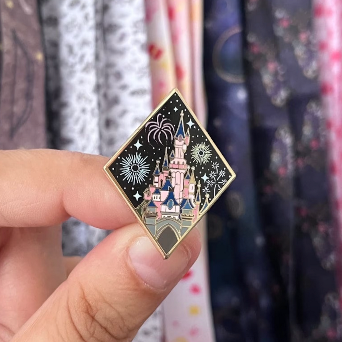 Fantasy Tower Enamel Pin