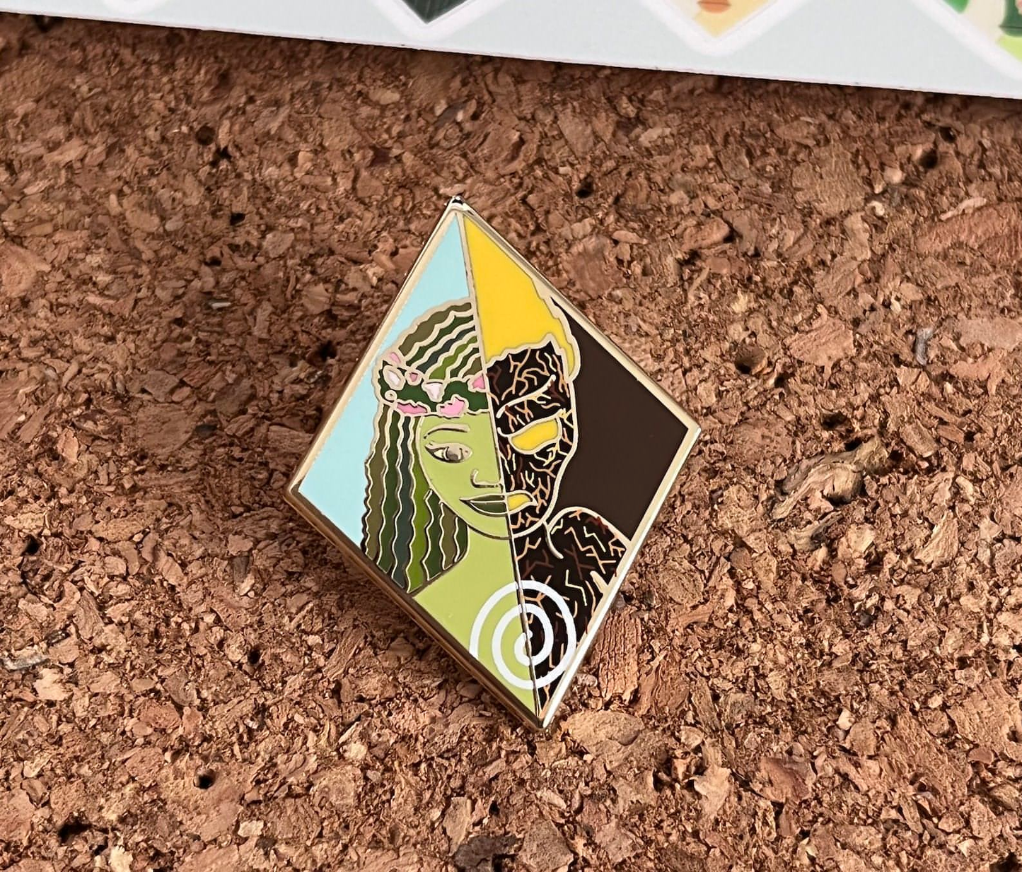Island Goddess Enamel Pin