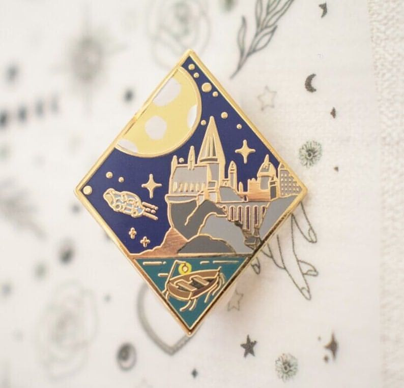 Wizard School Enamel Pin