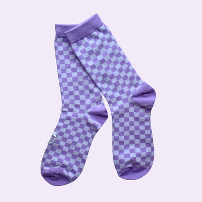 Purple Checkered
