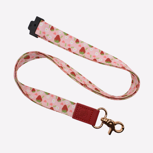 Strawberries Lanyard