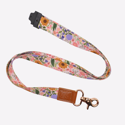 Spring Floral Lanyard