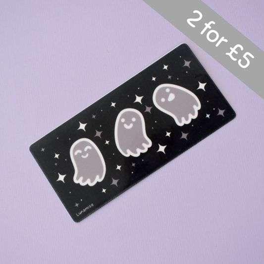 Cute Ghosts Die Cut Sticker