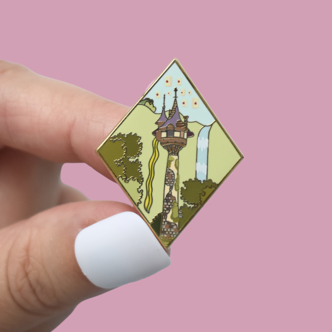 Enchanted Tower Enamel Pin