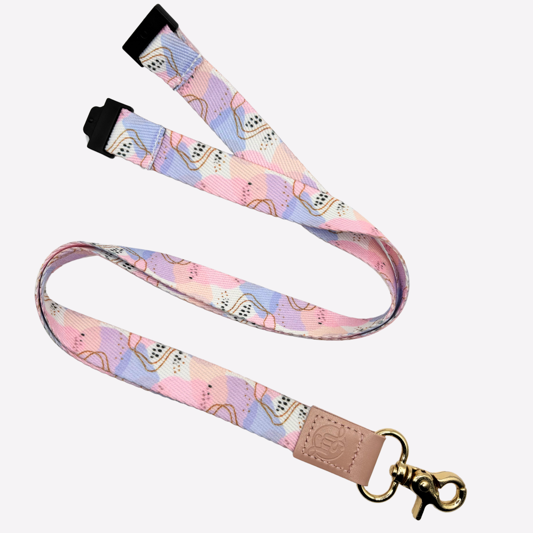 Abstract Print Lanyard