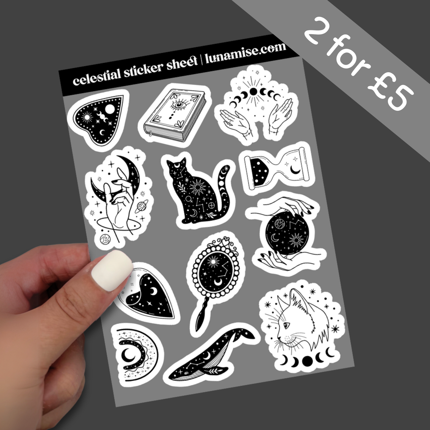 Celestial Sticker Sheet