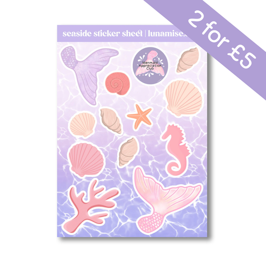 Seaside Sticker Sheet