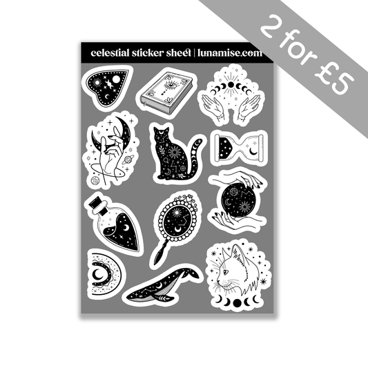 Celestial Sticker Sheet