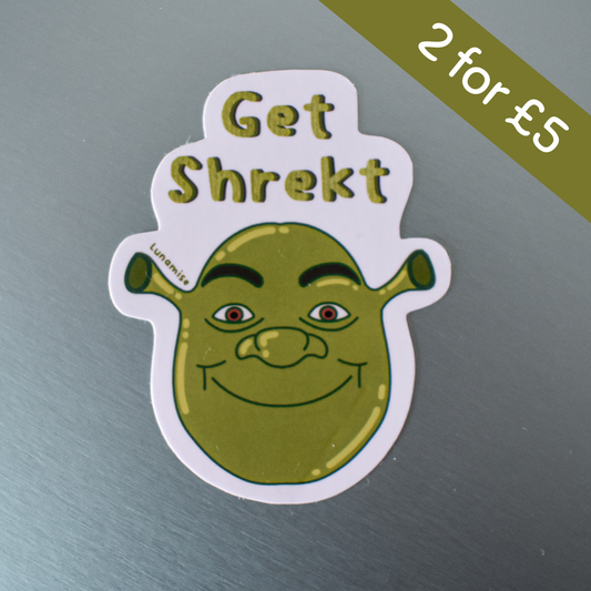 Get Shrekt Die Cut Sticker