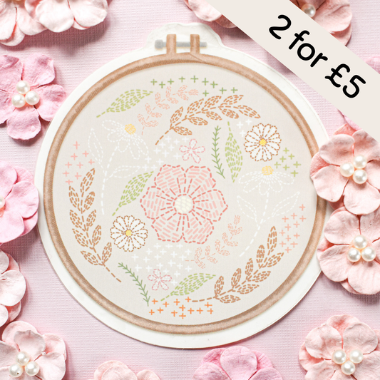 Clear Embroidery Hoop Die Cut Sticker