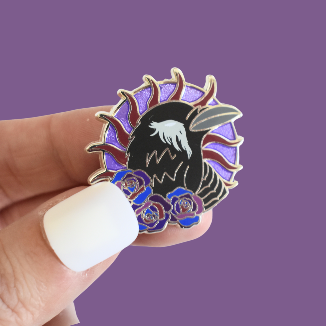 Antivan Crow Enamel Pin