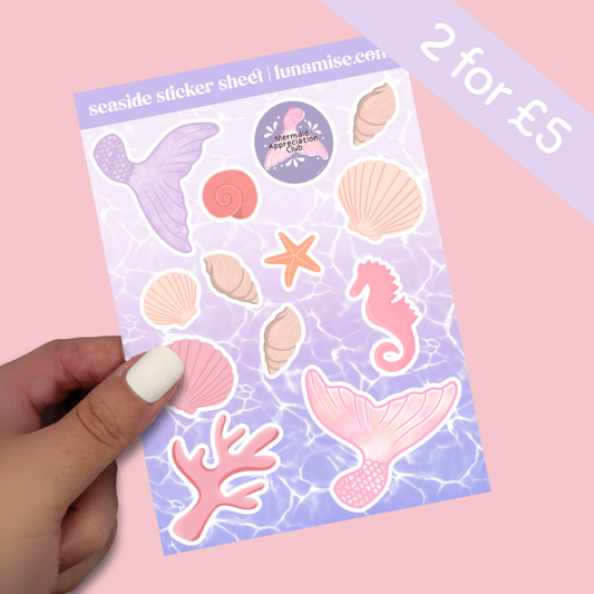 Seaside Sticker Sheet