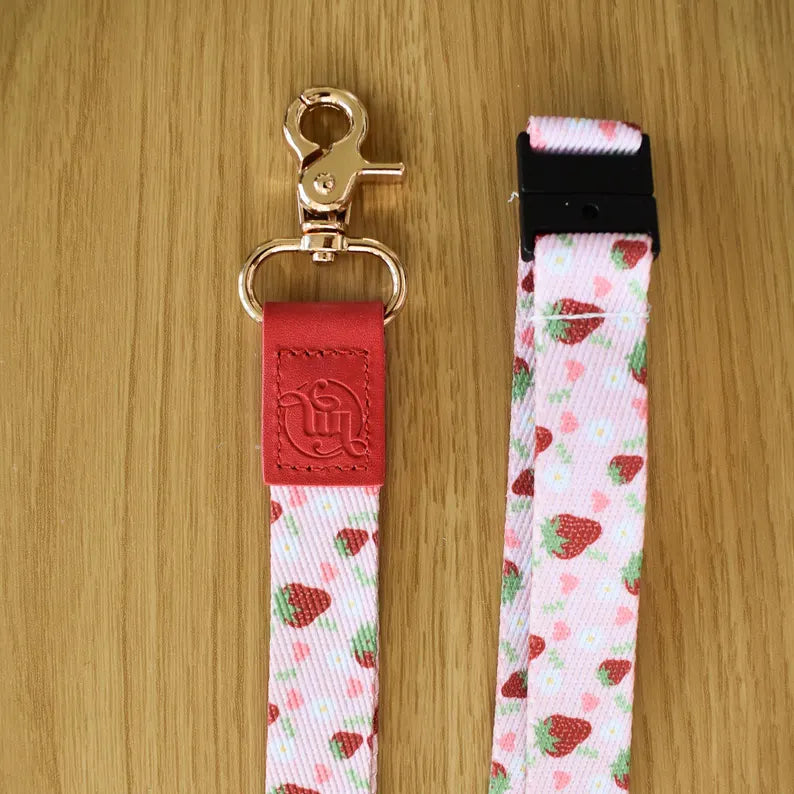 Strawberries Lanyard