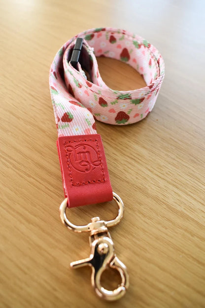 Strawberries Lanyard