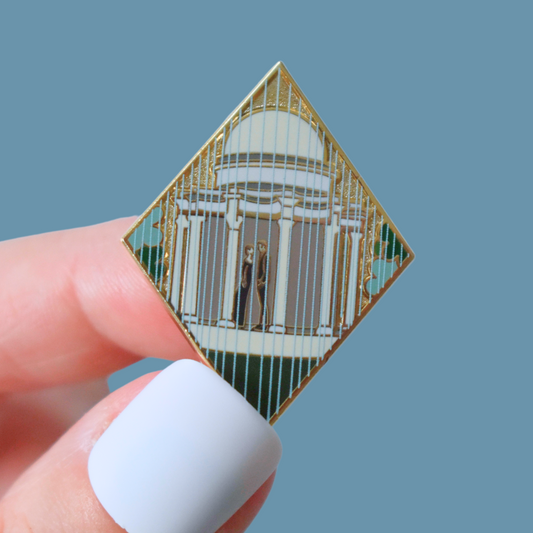 Temple of Apollo Enamel Pin