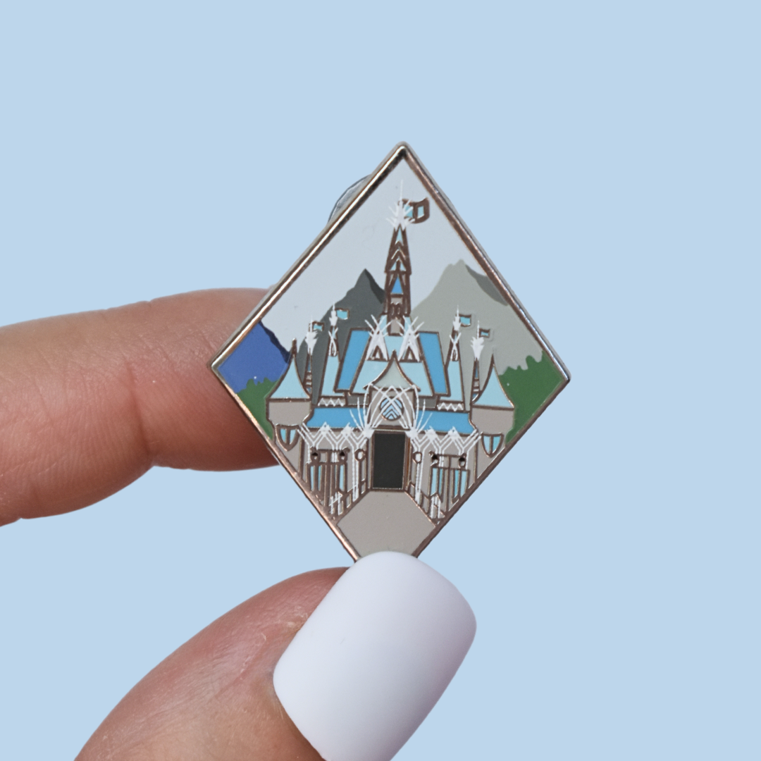 Castle (Winter) Enamel Pin