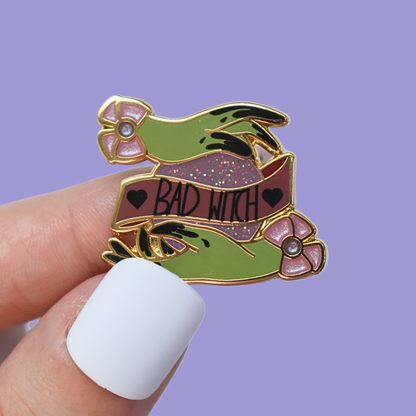 Bad Witch Enamel Pin