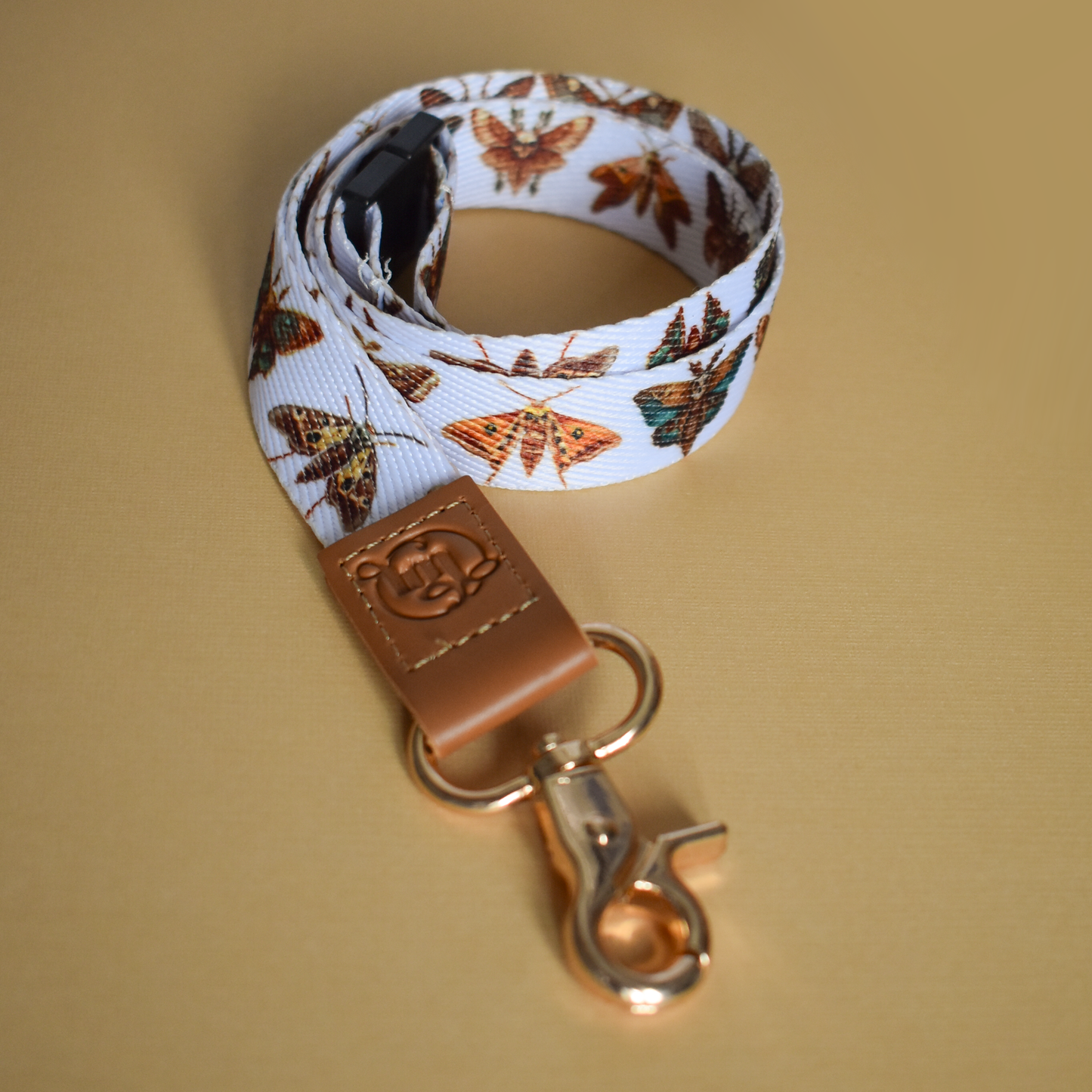 Brown Moth Lanyard