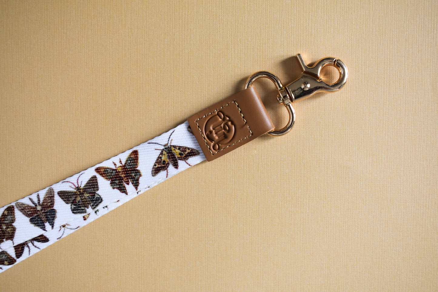 Brown Moth Lanyard