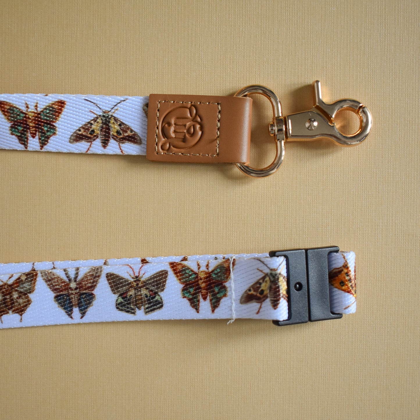 Brown Moth Lanyard