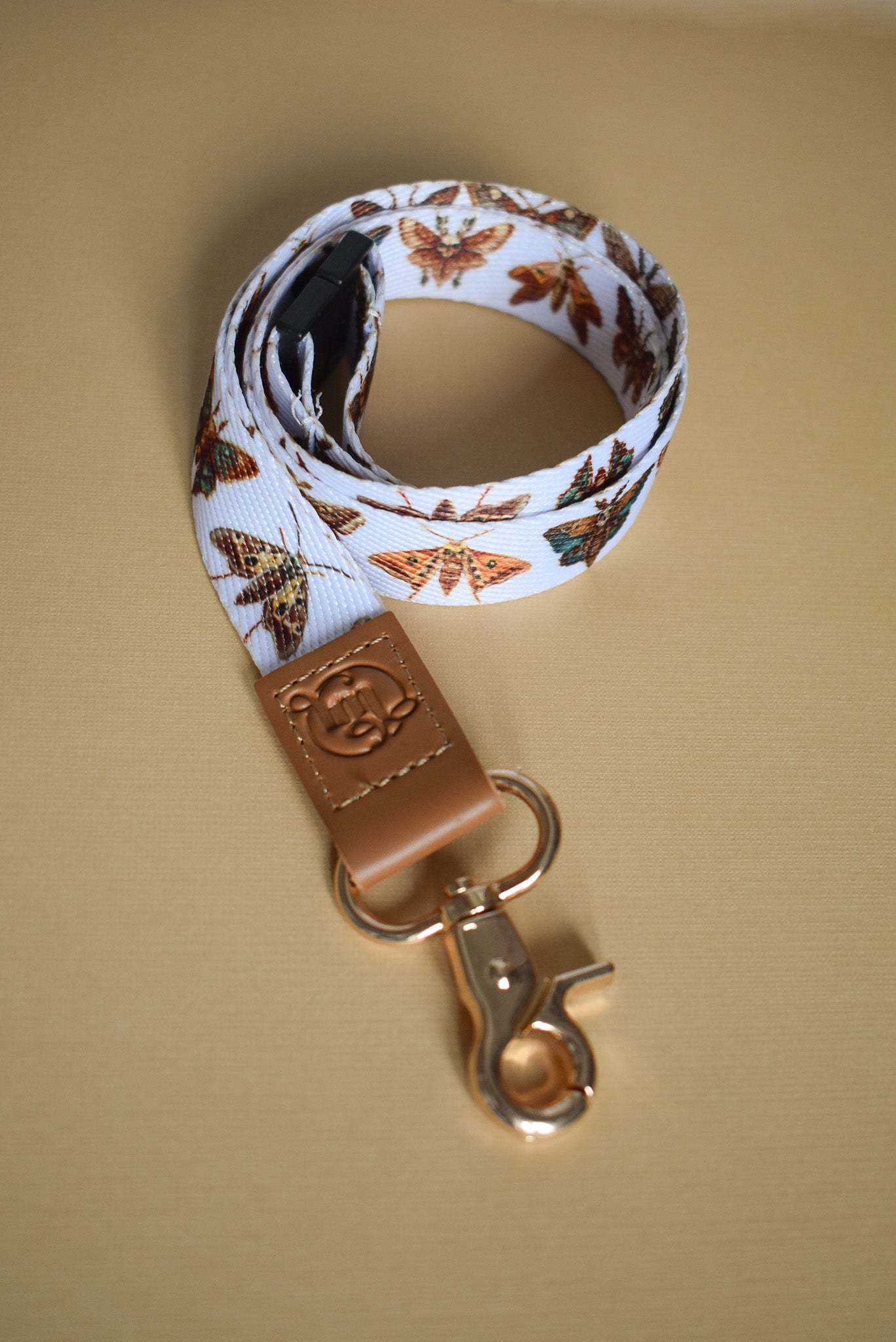 Brown Moth Lanyard