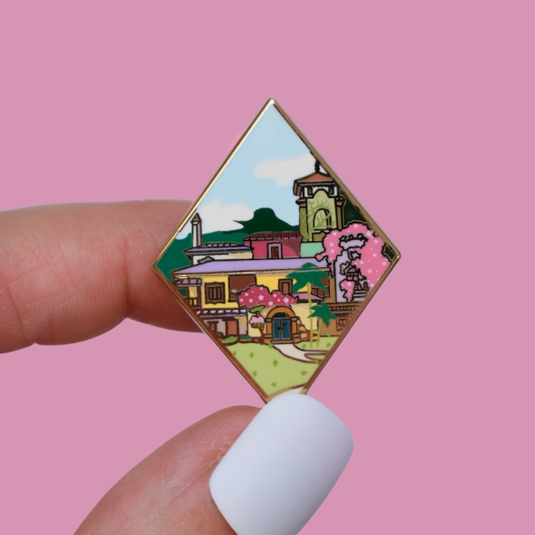 Casita Enamel Pin