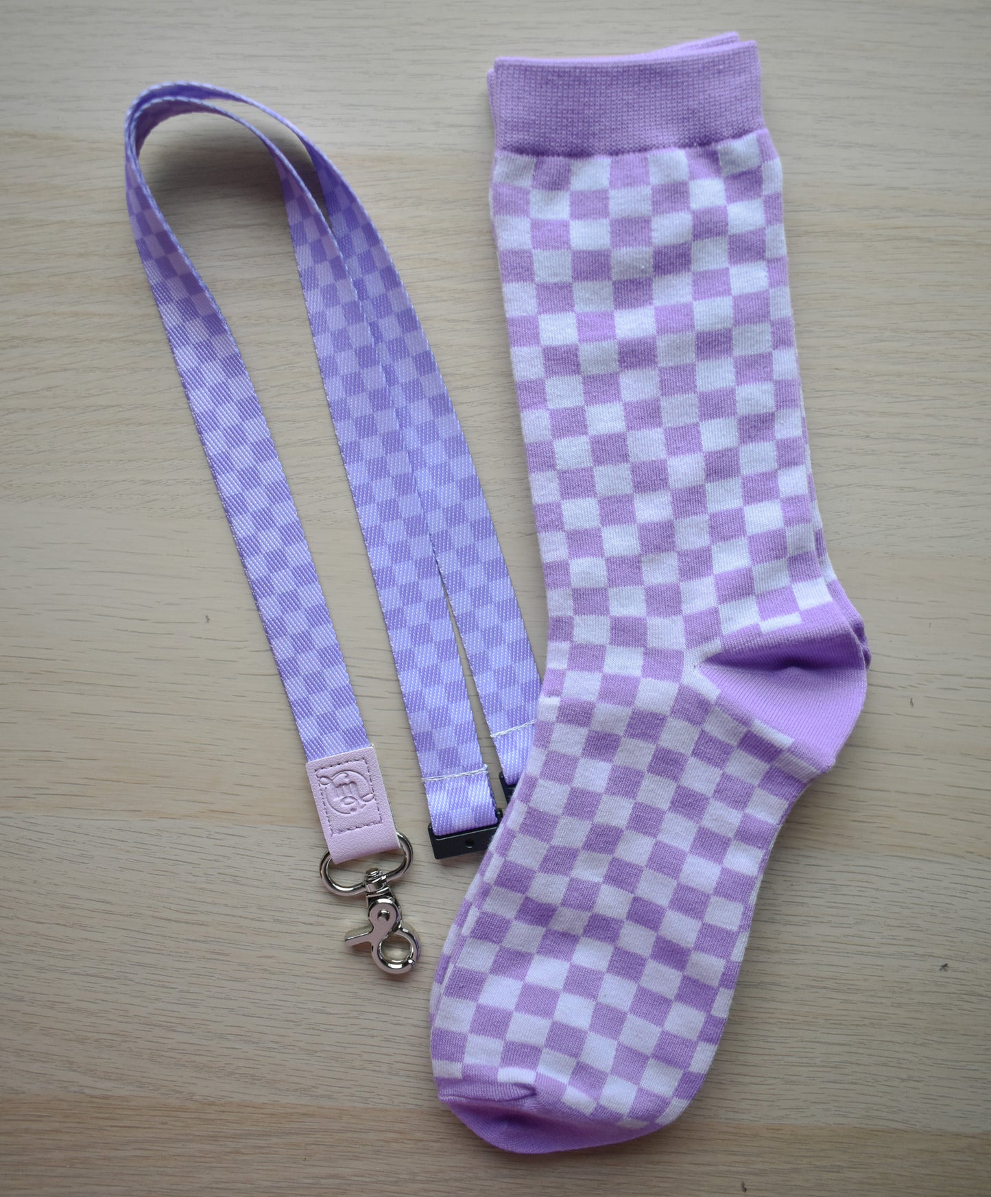 Purple Checkered