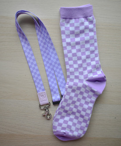 Purple Checkered