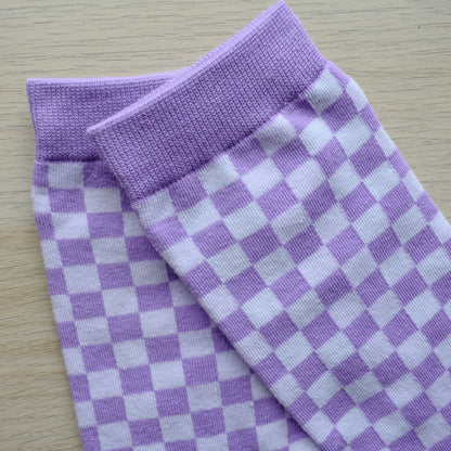 Purple Checkered