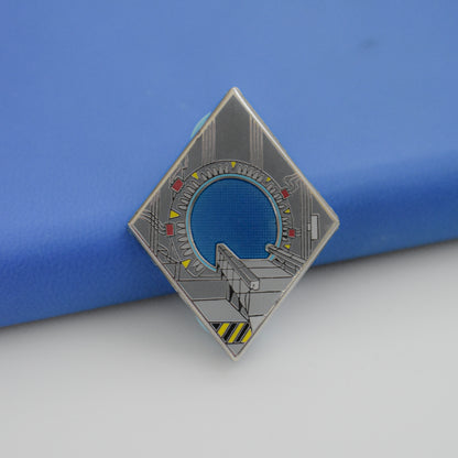 Space Gate Enamel Pin