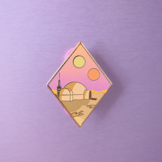 Desert Planet Enamel Pin