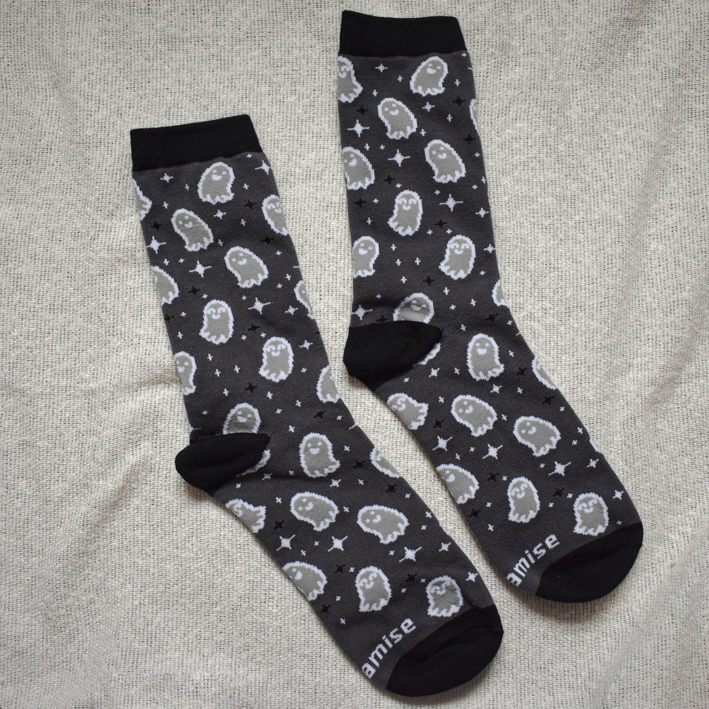 Ghost Pattern Knitted Socks