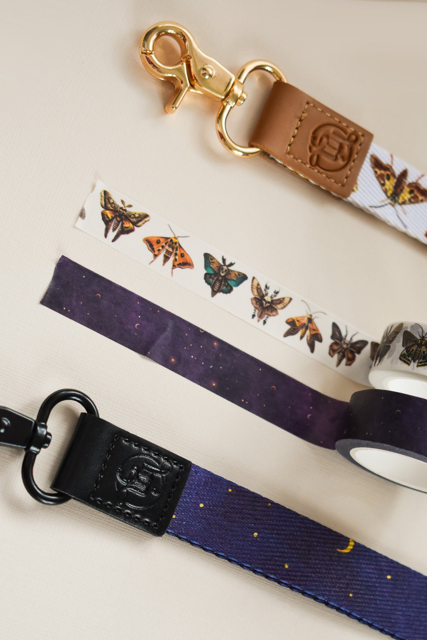 Brown Moth Lanyard