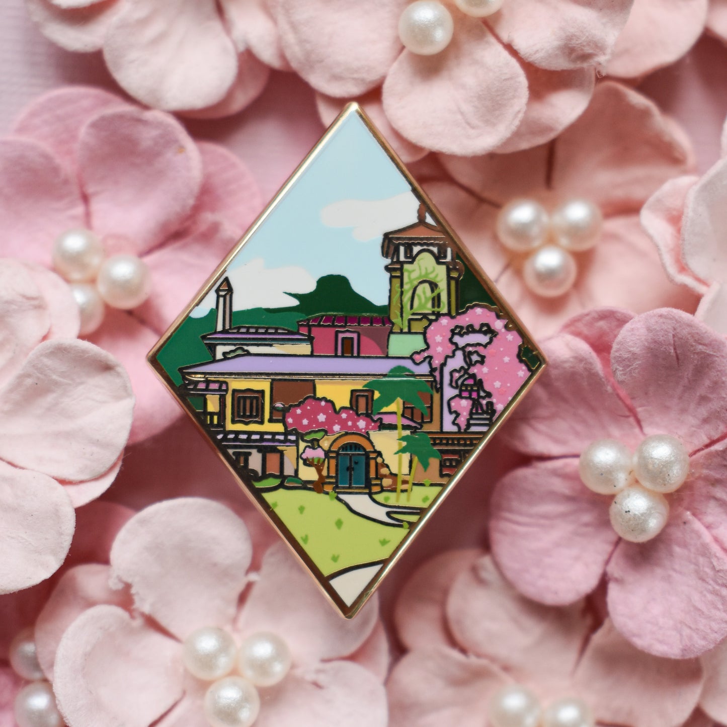 Colombian Home Enamel Pin